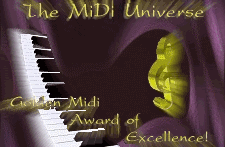 Golden Midi Award from MIDI Universe