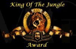 King Of The Jungle Award for outstanding excellence in web page design